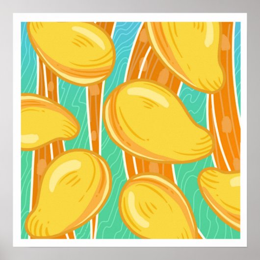 Frucht Mango Poster (Vorne)