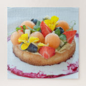 Frucht Melon Tart Dessert Puzzle (Vertikal)