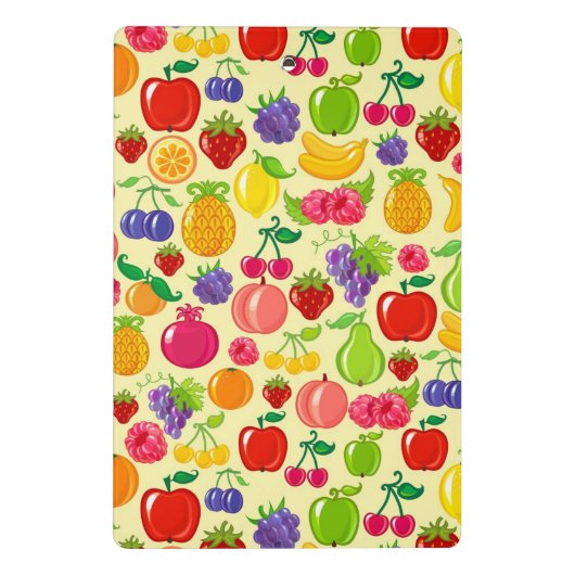 Frucht Mini Klemmbrett (Rückseite)