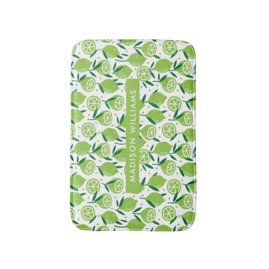 Frucht Minimalistische Badematte (Vorderseite Vertikal)