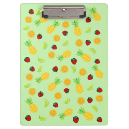 Frucht Mix Orange Strawberry Limon Strawberry Klemmbrett