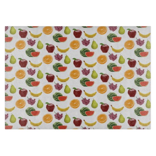 Frucht-Muster-hackendes Brett (Vorderseite)