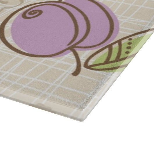 Frucht-Muster Schneidebrett (Ecke)