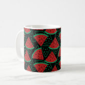 Frucht nahtloses Muster | Frucht-Oberflächenmuster Kaffeetasse (Vorderseite Links)