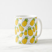 Frucht nahtloses Muster | Fruchtoberflächenmuster Kaffeetasse (VorderseiteRechts)