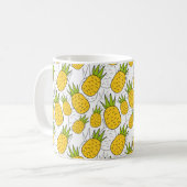 Frucht nahtloses Muster | Fruchtoberflächenmuster Kaffeetasse (Vorderseite Links)