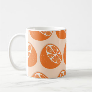 Frucht Nahtloses Muster. Kaffeetasse