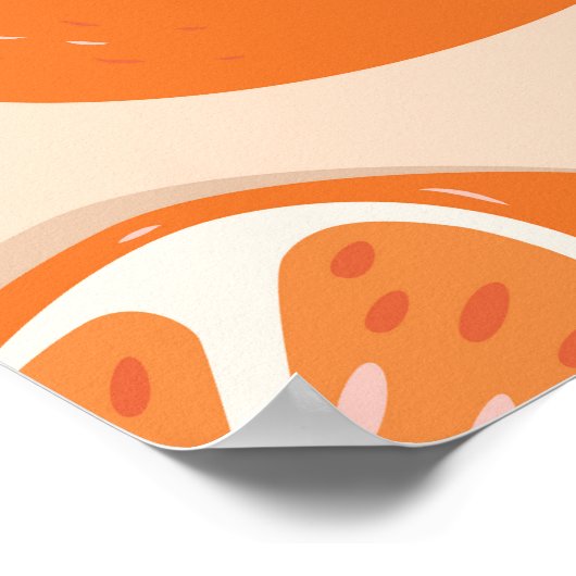 Frucht Nahtloses Muster. Poster (Ecke)