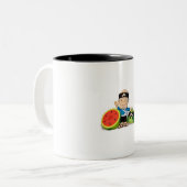 Frucht ninja Schale Zweifarbige Tasse (Vorderseite Links)