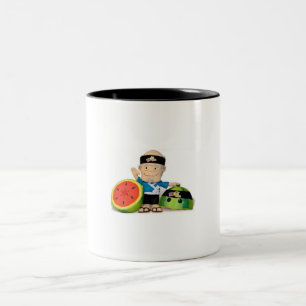 Frucht ninja Schale Zweifarbige Tasse