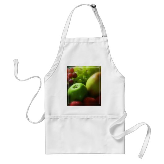 Frucht noch Leben Erwachsene Schürze (Vorne)