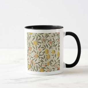 Frucht- oder Granatapfeltapetenentwurf Tasse