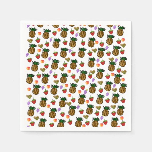 Frucht-Papier-Servietten Serviette (Vorderseite)