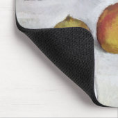 Frucht Pauls Cezanne | auf einem Stoff, c.1890 Mousepad (Ecke)