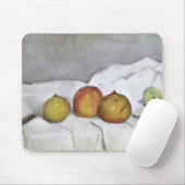 Frucht Pauls Cezanne | auf einem Stoff, c.1890 Mousepad (Mit Mouse)