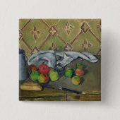 Frucht Pauls Cezanne |, Serviette und Milchkrug, Button (Vorderseite)