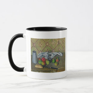 Frucht Pauls Cezanne  , Serviette und Milchkrug, Tasse