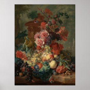 Frucht Piece von Jan van Huysum Poster