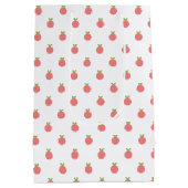 Frucht Polka Dots Mittlere Geschenktasche Geschenktüte (Rückseite)