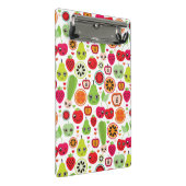 Frucht scherzt Illustrationsapfel Mini Klemmbrett (Schrägansicht)