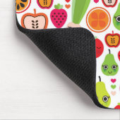 Frucht scherzt Illustrationsapfel Mousepad (Ecke)