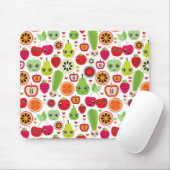 Frucht scherzt Illustrationsapfel Mousepad (Mit Mouse)