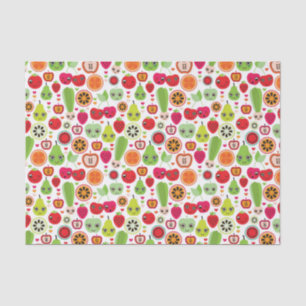 Frucht scherzt Illustrationsapfel Seidenpapier