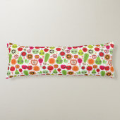 Frucht scherzt Illustrationsapfel Seitenschläferkissen (Vorderseite)