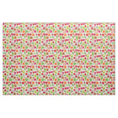 Frucht scherzt Illustrationsapfel Stoff (Fat Quarter (45,7 x 55,9 cm))
