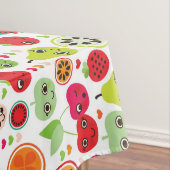 Frucht scherzt Illustrationsapfel Tischdecke (Beispiel)