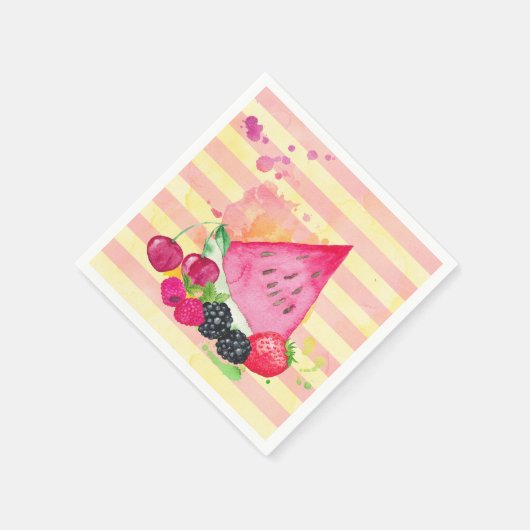 Frucht Serviette (Ecke)