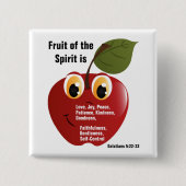 Frucht - Square Button-Button Button (Vorderseite)