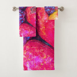 Frucht Still Life Art Badhandtuch Set