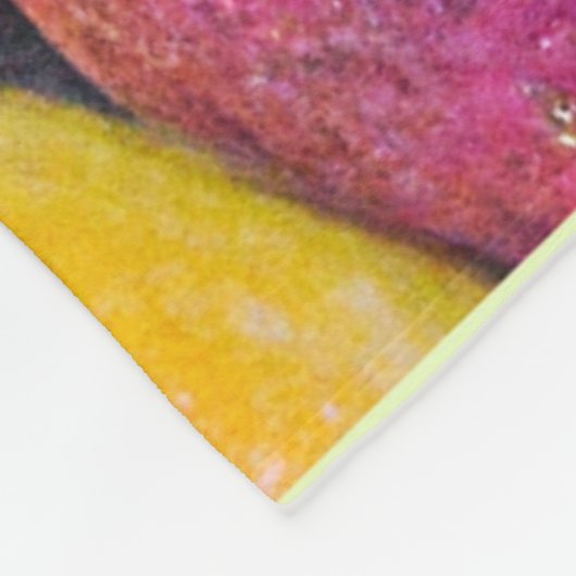 Frucht Still Life Art Fleecedecke (Ecke)