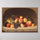 Frucht Still Life, Robert Duncanson Fine Art Poste Poster (Vorne)