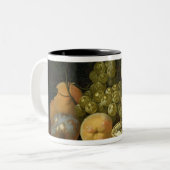 Frucht-Studie Zweifarbige Tasse (Vorderseite Links)