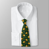 Frucht Summer Yellow Lemon Neck Tie Krawatte (Gebunden)