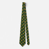 Frucht Summer Yellow Lemon Neck Tie Krawatte (Vorderseite)