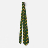 Frucht Summer Yellow Lemon Neck Tie Krawatte (Rückseite)