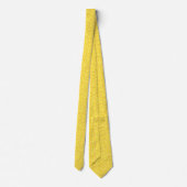 Frucht Summer Yellow Lemon Neck Tie Krawatte (Rückseite)