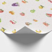 Frucht Thema Geschenkpapier (Ecke)