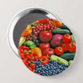 Frucht u. Gemüse Button (Vorne & Hinten)