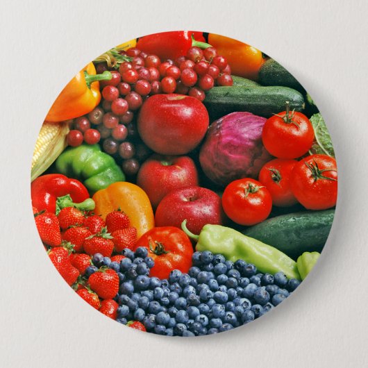 Frucht u. Gemüse Button (Vorderseite)
