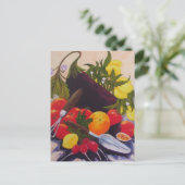 Frucht-u. Gemüse-Gemisch Postkarte (Stehend Vorderseite)
