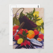 Frucht-u. Gemüse-Gemisch Postkarte (Vorne/Hinten)