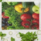 FRUCHT U. GEMÜSE HANDTUCH (Gefaltet)