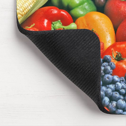 Frucht u. Gemüse Mousepad (Ecke)