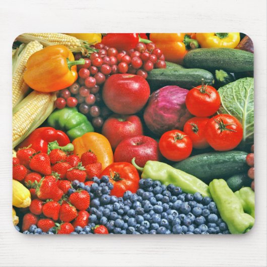 Frucht u. Gemüse Mousepad (Vorne)