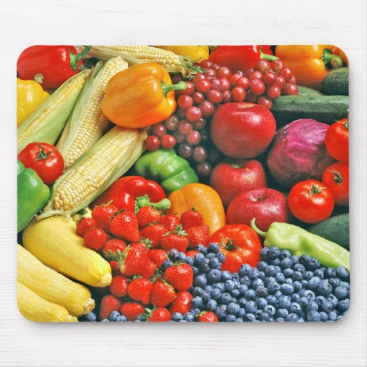 Frucht u. Gemüse Mousepad (Vorne)