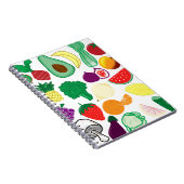 Frucht-u. Gemüse-Notizbuch Notizblock (Rechte Seite)